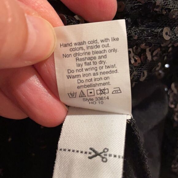 J Crew Starry Night Black Sequin Mini Skirt - Picture 6 of 6